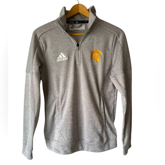 Adidas Women’s Teams Spartans 1/4 Zip Long Sleeve - Picture 1 of 12
